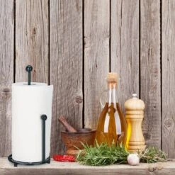 Support D'essuie-tout Sur Pieds Rustique 12 Support D'essuie-tout Sur Pieds Rustique -Ustensiles De Cuisine Magasin 5043aae05fab45bbba7edfdabc592646