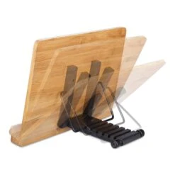 Porte-livre De Cuisine En Bambou Pliable -Ustensiles De Cuisine Magasin 50d5b78931794b76b9a72cb5bd5a9b02