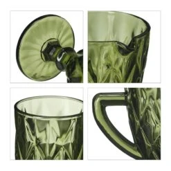 Lot De 7 Verres Verts -Ustensiles De Cuisine Magasin 51e4a95c2fca4bd884a8b534c18cf23a