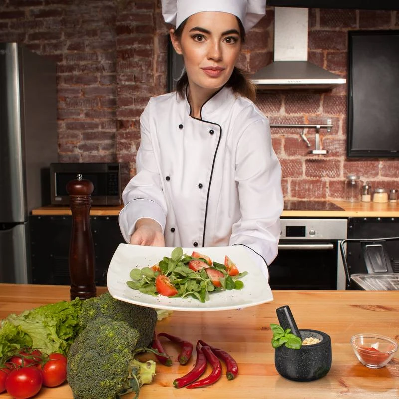 Mortier En Granit Avec Pilon 12 Cm 2 Mortier En Granit Avec Pilon 12 Cm – Image 2