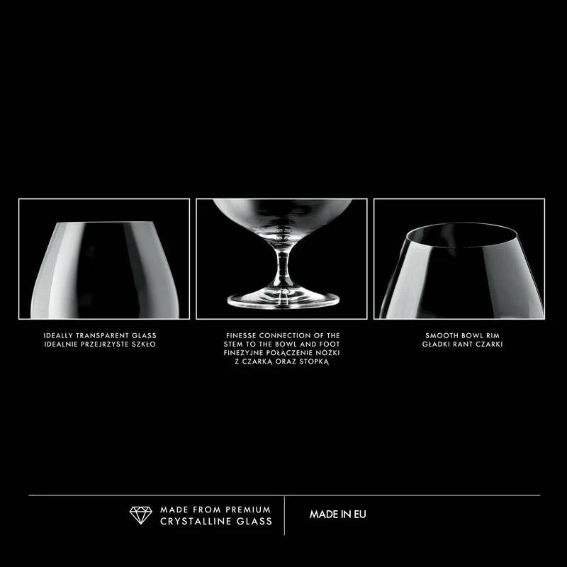 Krosno Harmony Verres à Cognac 9 Krosno Harmony Verres à Cognac – Image 9