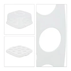 Boîte Carrée à Gâteau -Ustensiles De Cuisine Magasin 55c788fe334e40eaaed9e63964992742