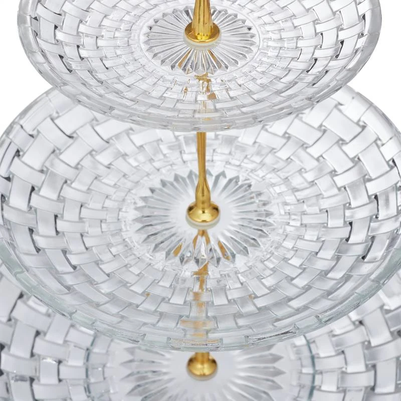 Présentoir à Gâteaux à 3 étages En Verre 6 Présentoir à Gâteaux à 3 étages En Verre – Image 6