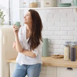 Lot De 4 Bocaux En Verre De 1,6 L -Ustensiles De Cuisine Magasin 56f41b7bfb24416f9f206fa57282942d