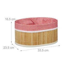 4x Corbeilles à Pain En Bambou -Ustensiles De Cuisine Magasin 5f6ef25614d64dc392150a7234d92f96