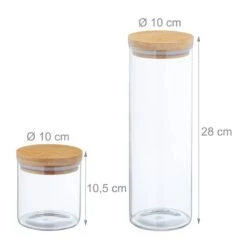 Lot De 6 Bocaux En Verre Avec Couvercle 17 Lot De 6 Bocaux En Verre Avec Couvercle -Ustensiles De Cuisine Magasin 63bd922514b945e5b930b4e9b25e13d0