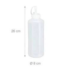 Bouteille à Sauce 1000 Ml Lot De 4 -Ustensiles De Cuisine Magasin 67540220c42b4e65b2452d0db2f5c030