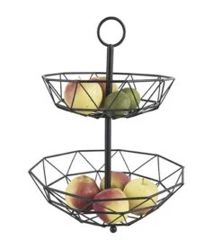 PRESENT TIME Corbeille à Fruits Diamond Cut