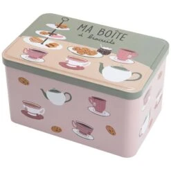 Amadeus Boîte à Biscuits En Métal Avec Imprimés