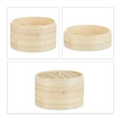 Panier Vapeur En Bambou 24 Cm -Ustensiles De Cuisine Magasin 711c909beb0a4763961fb4cf67d5b4f2
