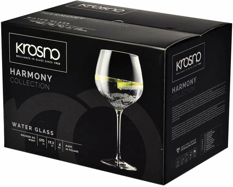 Krosno Harmony Verres D’eau Gin & Tonic 3 Krosno Harmony Verres D’eau Gin & Tonic – Image 3