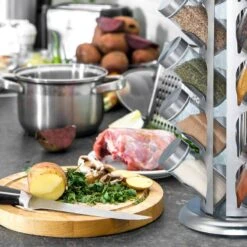 Tourniquet à épices Rond Avec 20 Pots -Ustensiles De Cuisine Magasin 73842b38d21541d88c17f9c1460fabee
