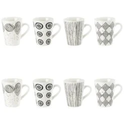 Coffret De 8 Tasses Palawan