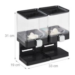 Distributeur De Céréales Double -Ustensiles De Cuisine Magasin 767ac75546b8483f9c14192d647c5516