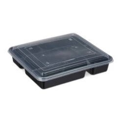 10x Meal Prep Containers 4 Compartiments -Ustensiles De Cuisine Magasin 772e1816205b43efbb5e2fb4954e67fc