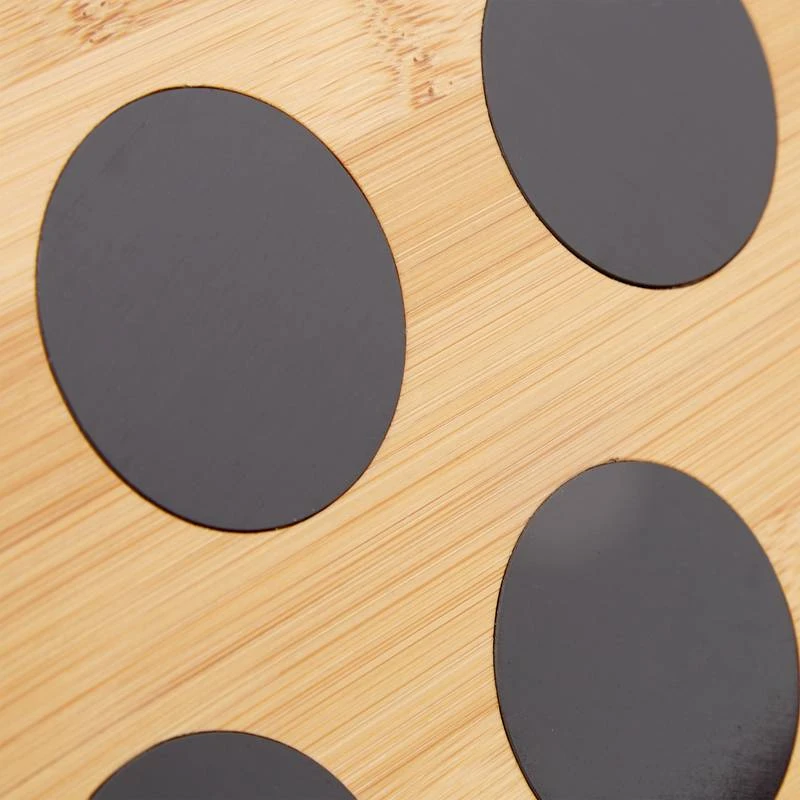 Étagère à épices Bambou 6 Pots Inox 7 Étagère à épices Bambou 6 Pots Inox – Image 7