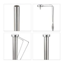 Porte-rouleau Papier Essuie-tout En Inox -Ustensiles De Cuisine Magasin 7dc24ffee5764416a3046d276290997c