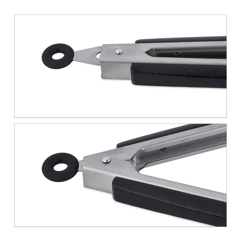 Pince De Barbecue Avec Poignée En Bois 6 Pince De Barbecue Avec Poignée En Bois – Image 6