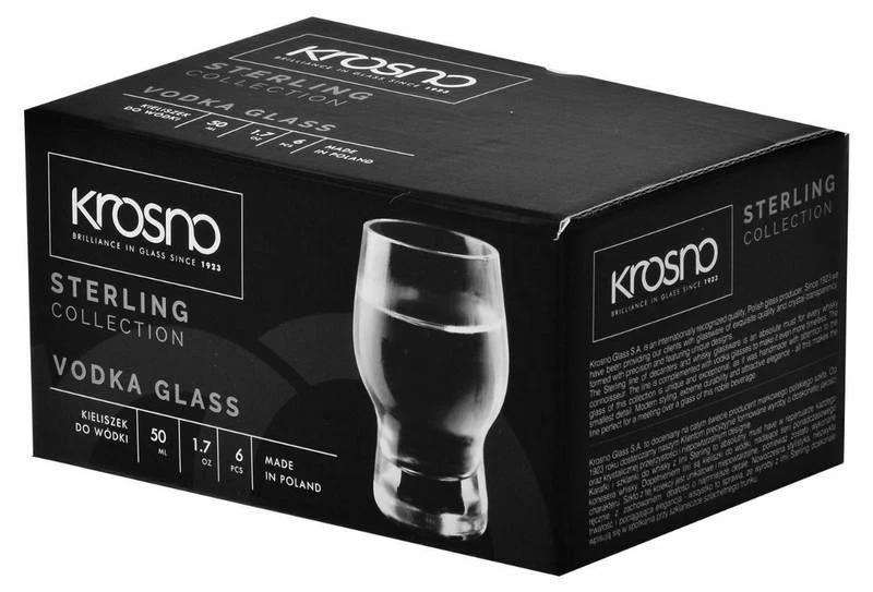Krosno Sterling Verres à Vodka 6 Krosno Sterling Verres à Vodka – Image 6