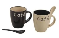 Mug à Café En Grès (Lot De 2)