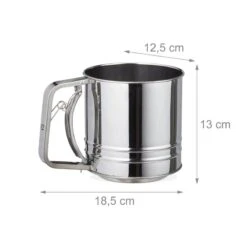 2x Tamis Pour Farine Manuels Acier Inox -Ustensiles De Cuisine Magasin 92b6a971aba8424e8deec431925e2ce8