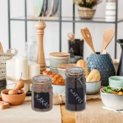 Bocaux En Verre En Lot De 3 -Ustensiles De Cuisine Magasin 972d1d2d3aa84211bc42fdabcf74299d