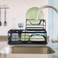 Égouttoir En Métal Pour La Vaisselle -Ustensiles De Cuisine Magasin 9b5eb6a9c89b4174bc36c2d7f6c68760