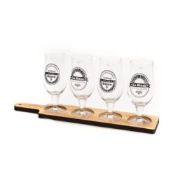 Amadeus Set De 4 Verres Et Sa Planche De Service