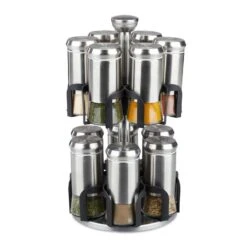 Carrousel à épices 12 Bocaux -Ustensiles De Cuisine Magasin 9c8b84f74c674bfca3e6fea3e1486506