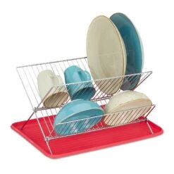 Égouttoir Pour La Vaisselle Avec Plateau -Ustensiles De Cuisine Magasin 9f62ea057f6b48d5a77dfe5a8cba07c2