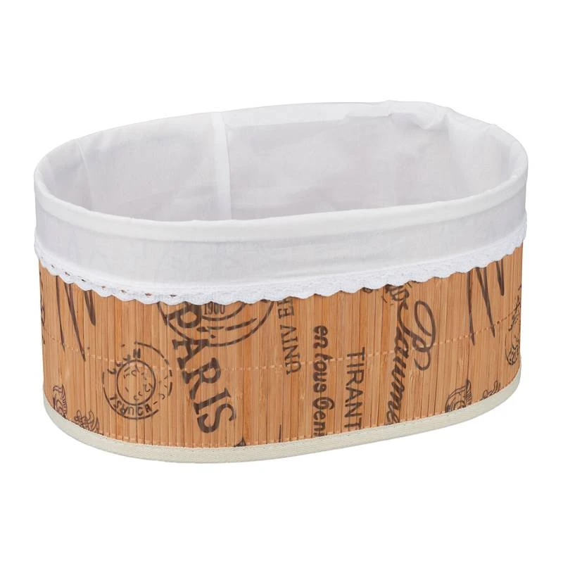 Corbeille à Pain En Bambou Et Tissu 5 Corbeille à Pain En Bambou Et Tissu – Image 5