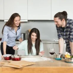 Bol Mélangeur Lot De 3 Saladiers Inox -Ustensiles De Cuisine Magasin a056628bb50b4af9913683242591491e