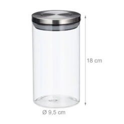 Jeu De 3 Pots De Stockage 1l -Ustensiles De Cuisine Magasin a42b1a4ac9ce43baae9a215eab38f0c8