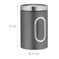 10x Bocaux En Métal Avec Fenêtre Noire 36 10x Bocaux En Métal Avec Fenêtre Noire -Ustensiles De Cuisine Magasin a4d16933d53f4eae922ed10be2a8e987