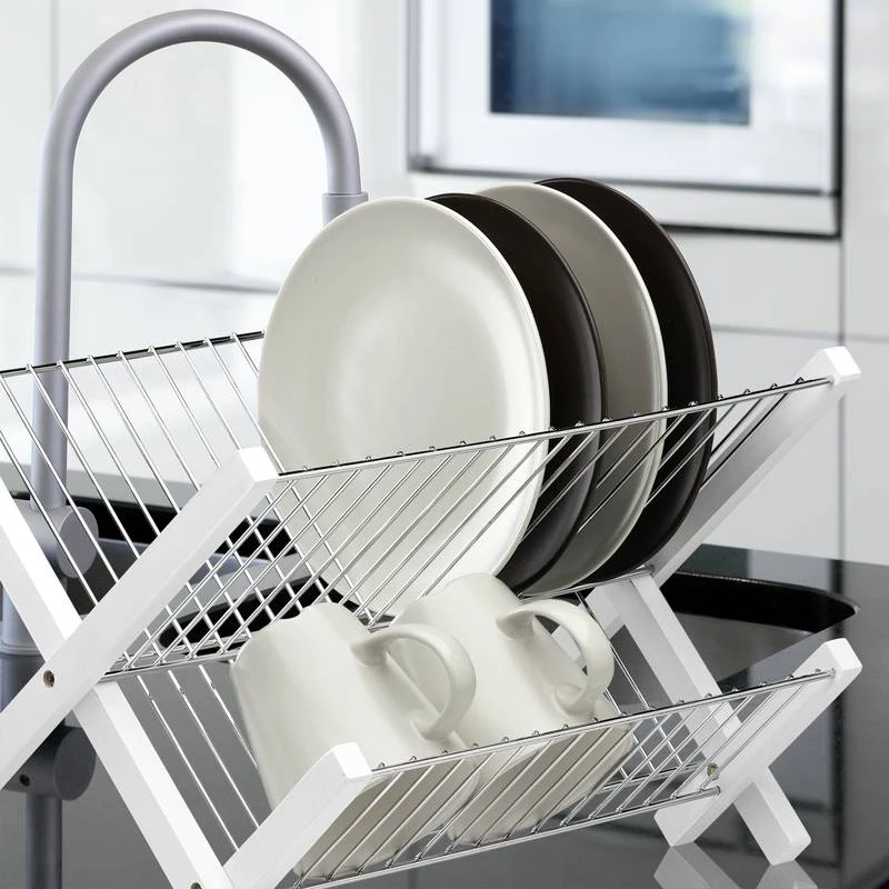 Égouttoir à Deux étages En Blanc 2 Égouttoir à Deux étages En Blanc – Image 2