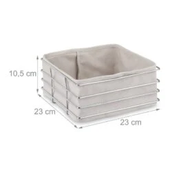 Corbeille à Pain Métal Insert En Tissu -Ustensiles De Cuisine Magasin a55a278be56a49f69c10e3869484ae4e