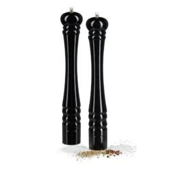 Lot De 2 Moulins à Poivre En Bois