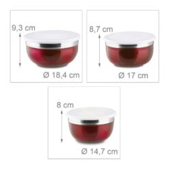 Bol Mélangeur Couvercle Lot 3 Saladiers -Ustensiles De Cuisine Magasin a75d86eb72054fb9af01ee08a6b4f309