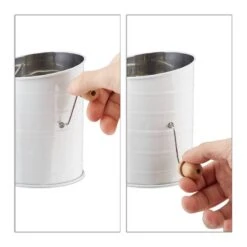 2x Passoires à Farine Avec Manivelle -Ustensiles De Cuisine Magasin a88f3a5eba964c448a843df34c588f9c