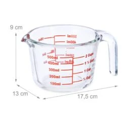 Verre Mesureur 500 Ml -Ustensiles De Cuisine Magasin ad10baffbc4848b397f4a91db95c836b