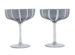 Verre - Lot De 2 Gris