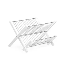 Égouttoir à Deux étages En Blanc