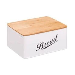 Boîte à Pain Couvercle Bambou -Ustensiles De Cuisine Magasin b40a0a60be52498d8cd4807b1182a037