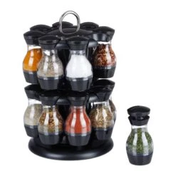 Carrousel à épices Avec 16 Pots -Ustensiles De Cuisine Magasin b81e7e537dc94e89b93060b7916fc82e