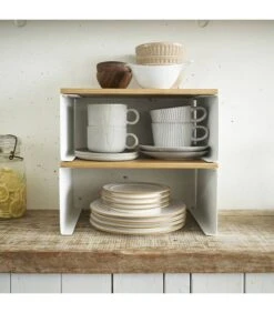 Yamazaki Etagère De Rangement Empilable -Ustensiles De Cuisine Magasin bad3f75f16ea41ada875fa02997a439d