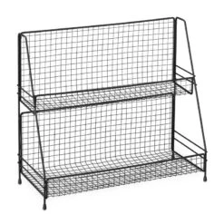 Étagère à épices Métal Noir