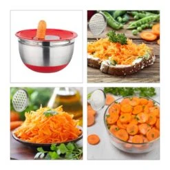 Lot Bol Mélangeur En Inox -Ustensiles De Cuisine Magasin c127073bd7f74c00b21b52d4edf8b697