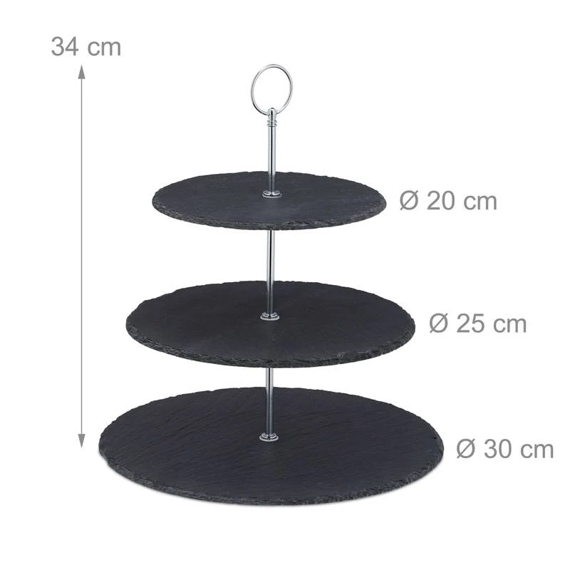 Présentoir Apéritif 3 étages En Lot De 4 9 Présentoir Apéritif 3 étages En Lot De 4 – Image 9