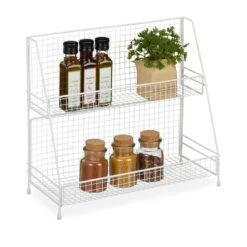 Rangement à épices Blanc -Ustensiles De Cuisine Magasin c59b6b81822b4abd924f6003753dc679