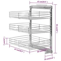 VIDAXL Panier De Cuisine -Ustensiles De Cuisine Magasin ce3467f54329495b92536e42b0eabc12